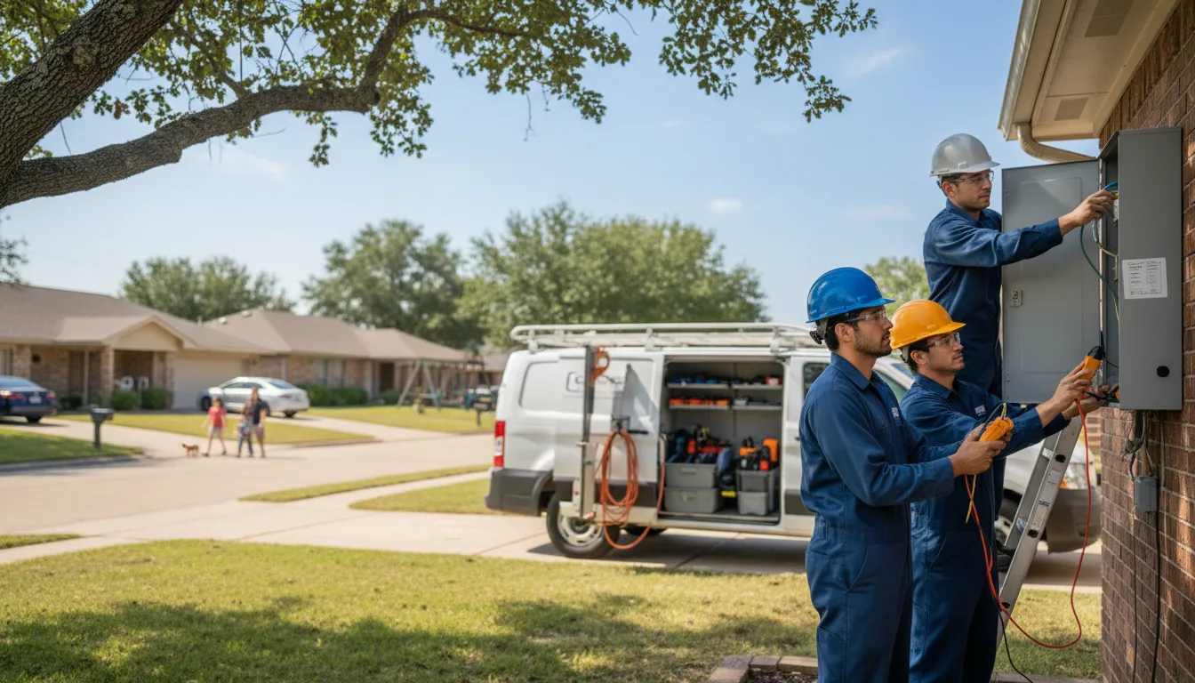 Certified electrician providing emergency electrical services in Downs, KS